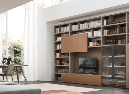 Parete Attrezzata Sistema Spalla Comp SA2204 di Maronese