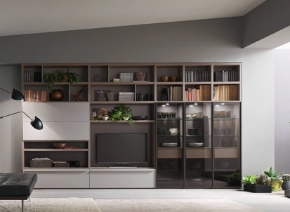 Parete Attrezzata Sistema Spalla Comp SA2217 di Maronese