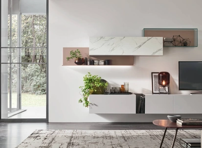 Parete Attrezzata Unix Comp SU2107 di Maronese