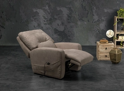 Poltrona relax in microfibra Ausonia di Excò