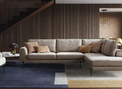 Divano ad angolo moderno Voyage di Le Comfort