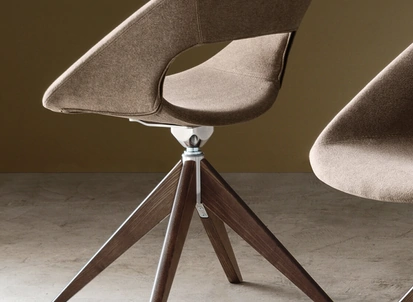 Sedia imbottita Diva di Maronese