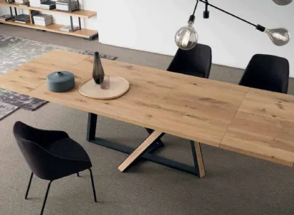 Tavolo di design allungabile in legno Wien di Alta Corte