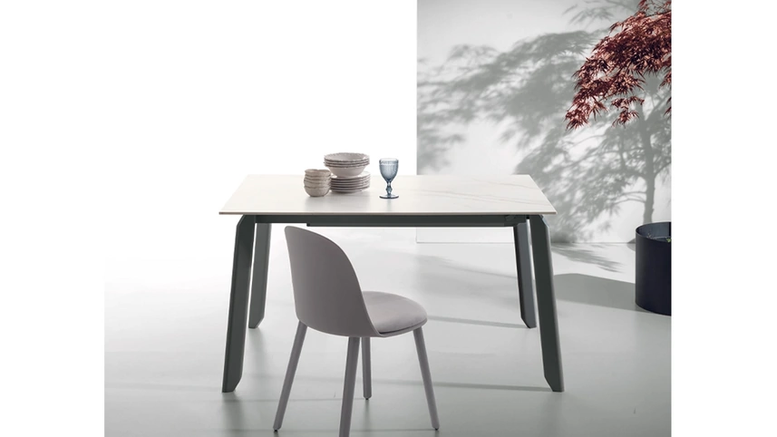 Tavolo allungabile in gres porcellanato Efesto di Target Point