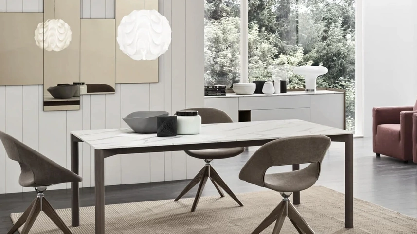 Tavolo in gres Radius di Maronese