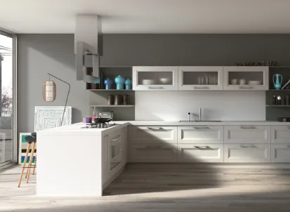 Cucina Classica con penisola Alba 08 di Essebi
