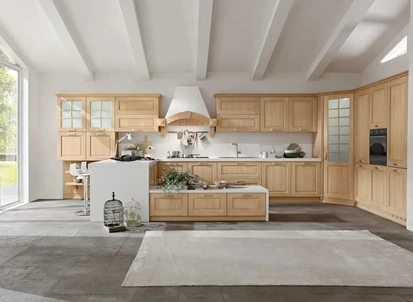 Cucina Classica con penisola Duchessa 03 di Ar-Tre