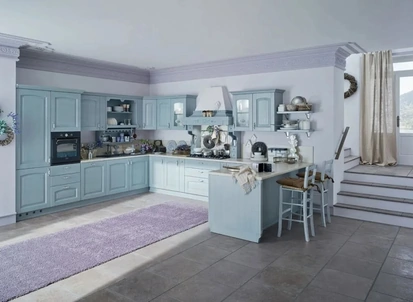 Cucina Classica con penisola Barchessa 01 di Ar-Tre