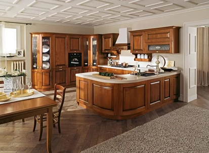 Cucina Classica con penisola Castellana 01 di Ar-Tre