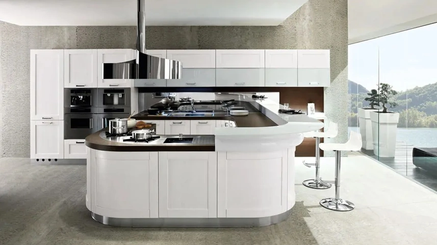 Cucina Classica con penisola Signoressa 04 di Ar-Tre