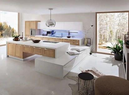 Cucina Classica con penisola Vanessa 01 di Ar-Tre