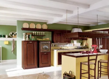 Cucina in Muratura con isola Paesana di Ar-Tre