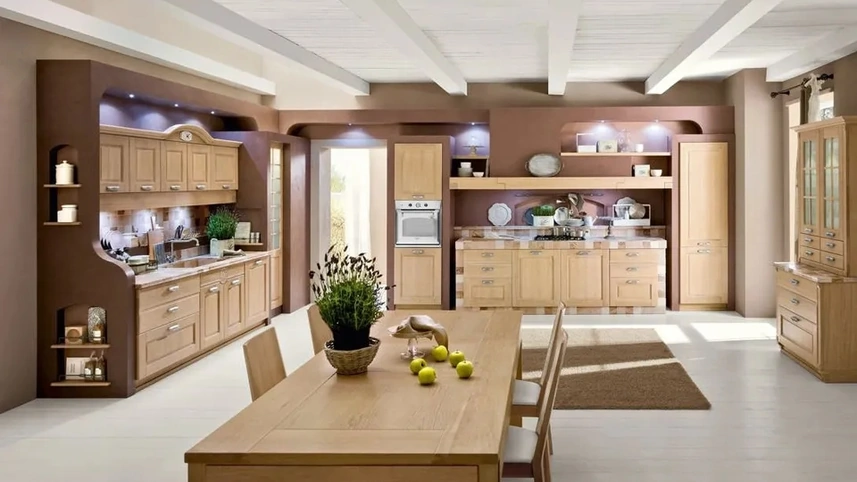 Cucina angolare in Muratura Duchessa 01 di Ar-Tre