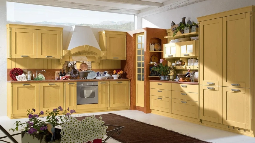 Cucina angolare in Muratura Signoressa 03 di Ar-Tre