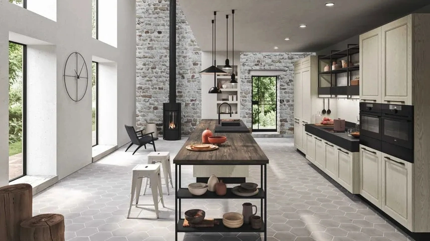 Cucina Moderna con isola Cloe 04 di Ar-Tre