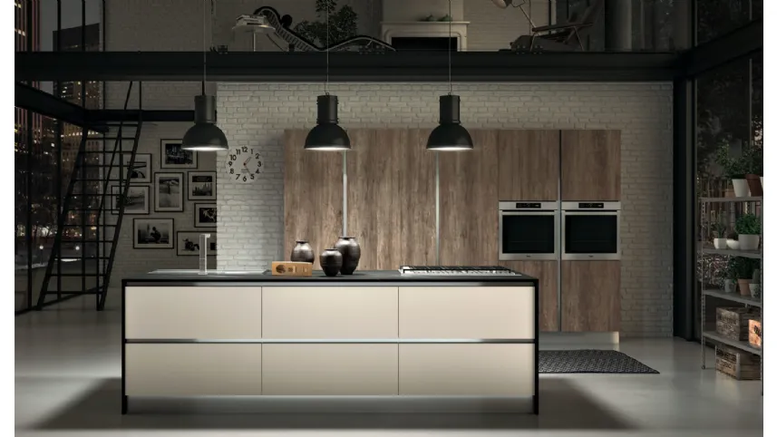 Cucina Moderna con isola Astro 06 di Essebi