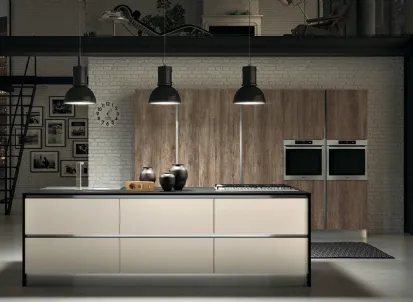 Cucina Moderna con isola Astro 06 di Essebi