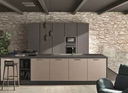 Cucina Moderna con isola Astro composizione 08 di Essebi