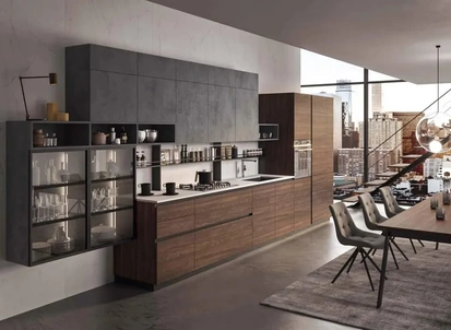 Cucina Moderna lineare Fly Evo Flo Evo 05 di Ar-Tre