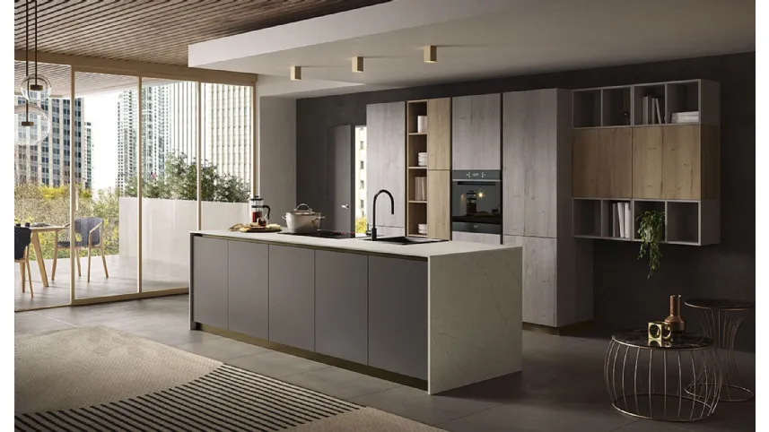Cucina Moderna con isola Just24 01 di Essebi
