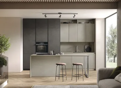 Cucina Moderna con isola Just24 03 di Essebi
