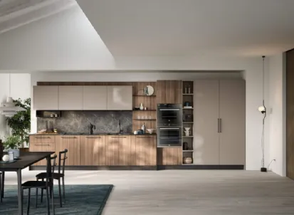 Cucina Moderna lineare Domino Composizione 01 di Prima Cucine