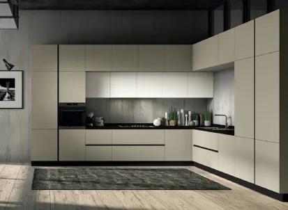 Cucina Moderna angolare Seta 06 di Essebi
