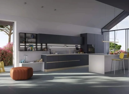 Cucina Moderna con isola Sky 02 di Ar-Tre