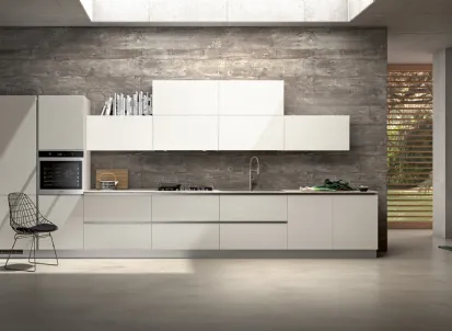 Cucina Moderna lineare Stella composizione 02 di Essebi