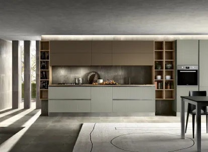 Cucina Moderna lineare Stella composizione 03 di Essebi