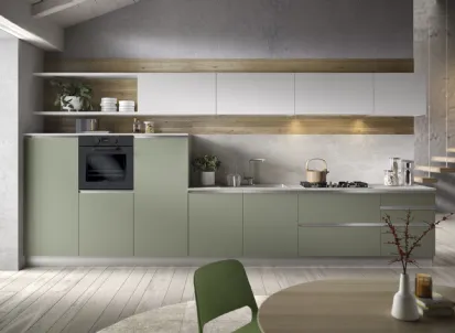 Cucina Moderna lineare York composizione 01 di Essebi